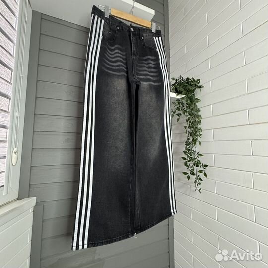 Джинсы Yorisport balenciaga adidas y2k type