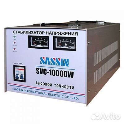 Стабилизатор напряжения sassin SVC-10000