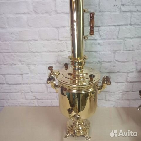 Тульский самовар на дровах