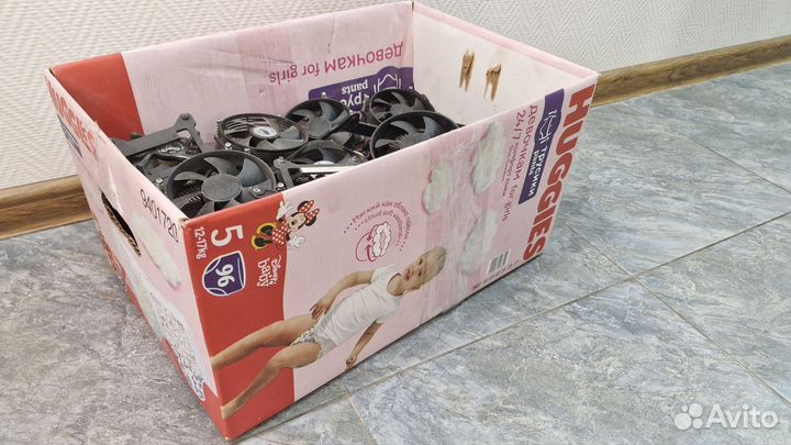 Коробка целая кулеров