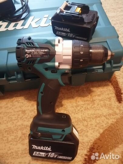 Аккумуляторная дрель шуруповерт makita 18v