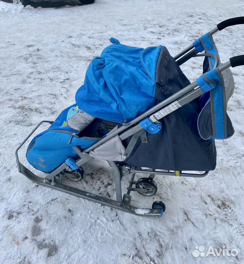 Санки коляска ника