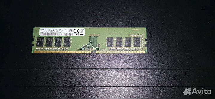 Оперативная память ddr4 8gb 2666 samsung