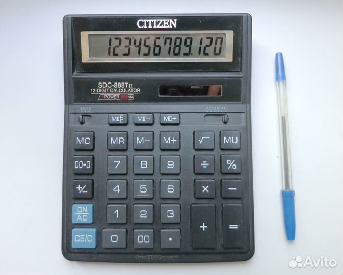 Калькулятор citizen SDC-888T II