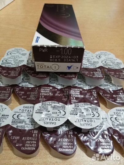 Линзы контактные однодневные
