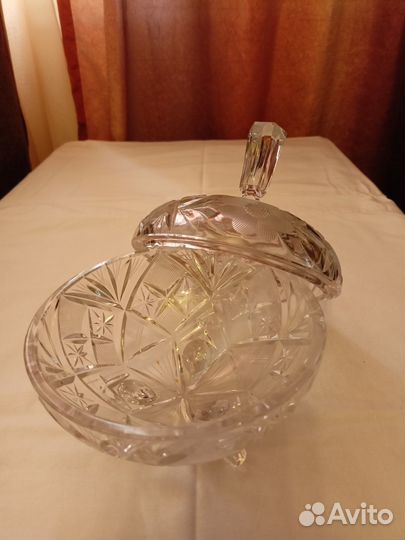 Хрустальная посуда, набор тарелок. ГДР