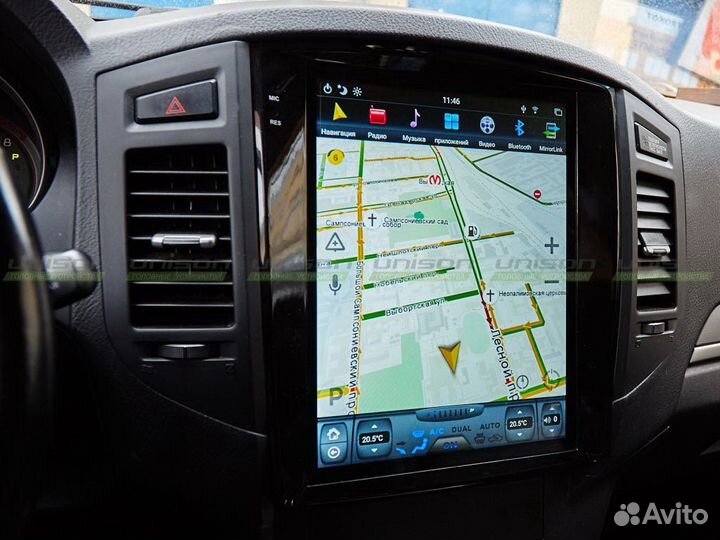 Магнитола Паджеро 4 Тесла ud2102