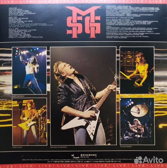 LP-The Michael Schenker Group -Rock Will Never Die