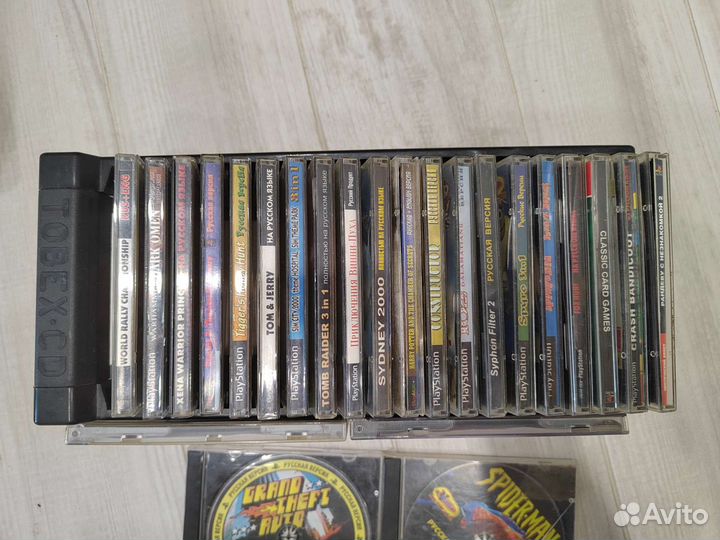 Диски с играми на Sony PlayStation One