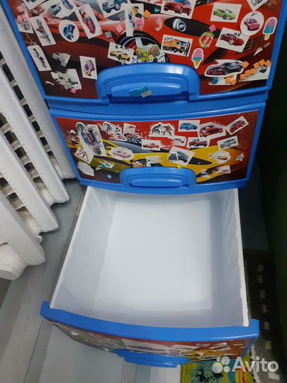 Комод детский пластиковый