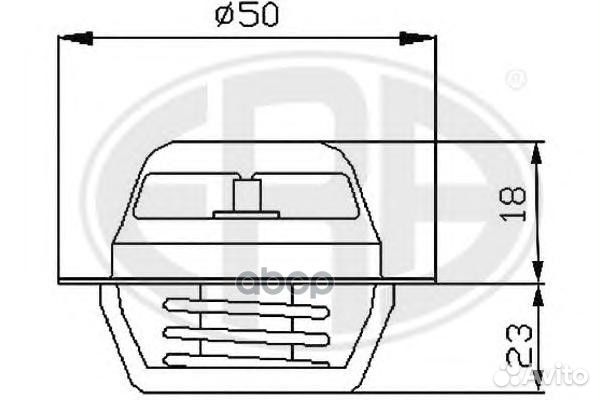 Термостат renault 21200-00QAA;77008-72554;TX 100