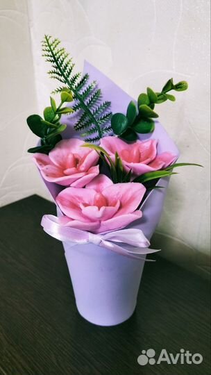 Букет цветов из мыла