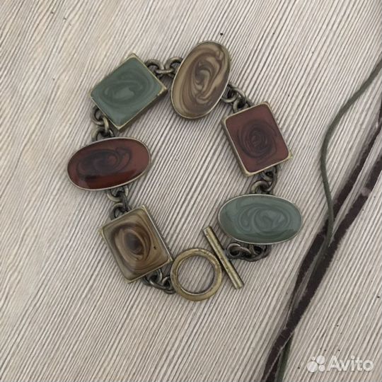 Колье и браслет нат. Камни