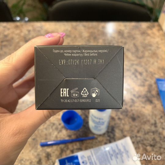 Краска для бровей estel тон черный