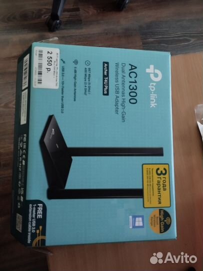 Wifi адаптер tp link archer T4U plus,1300 Мбит/с