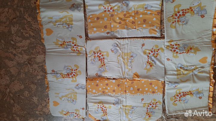 Бортики для детской кроватки