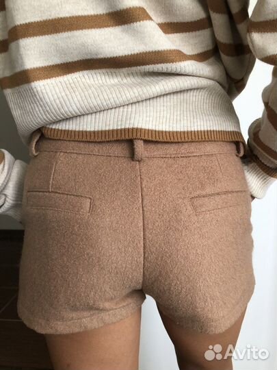 Шорты теплые, с мехом кролика