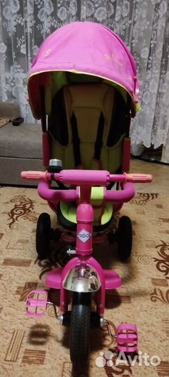 Детский велосипед с родительской ручкой