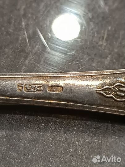 Ложка чайная серебро 875