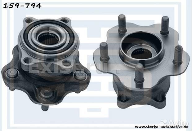 Ступица задняя nissan murano (z50) teana (j31)