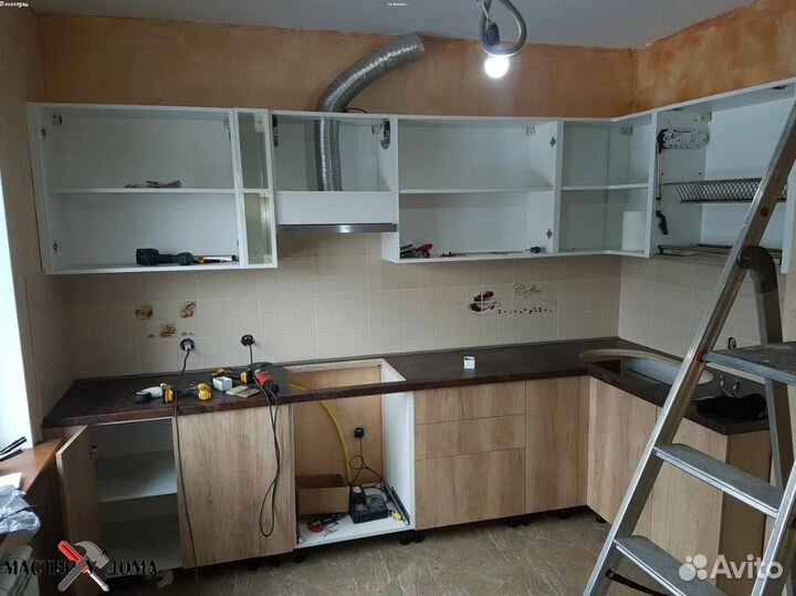 Сборка кухонь Установка кухонь Ремонт кухонь