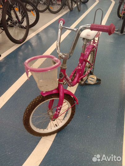 Детский велосипед для девочек 4-6 лет