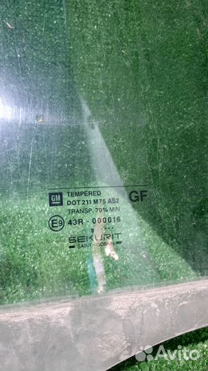 Стекло двери передней левой Opel Corsa