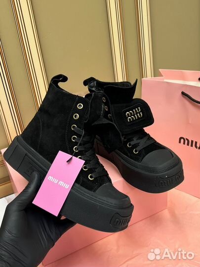 Miu Miu кеды зимние