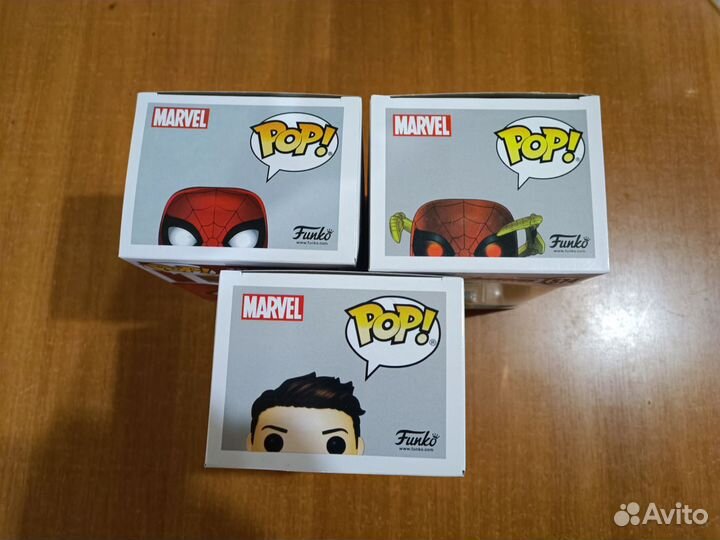Funko POP Iron Man 529, Spider-Man 313, 574