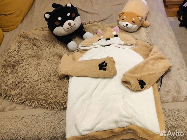 Худи аниме собака Шиба