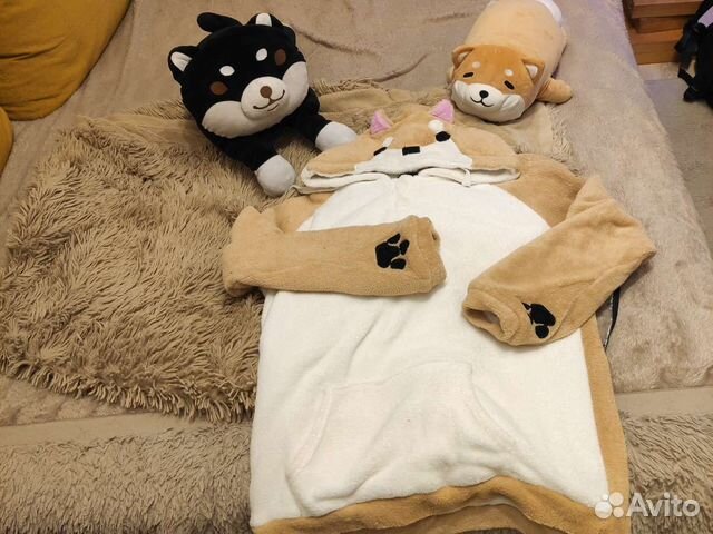 Худи аниме собака Шиба