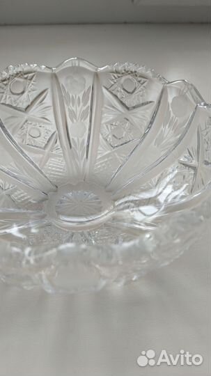 Конфетница хрустальная СССР