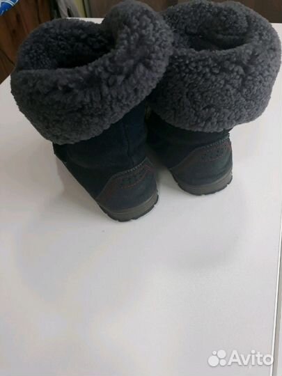 Ботинки зимние нат.мех 25 размер 15.7 см