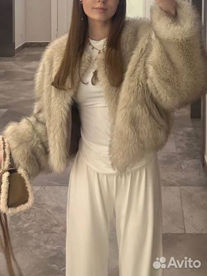 Шуба из эко меха