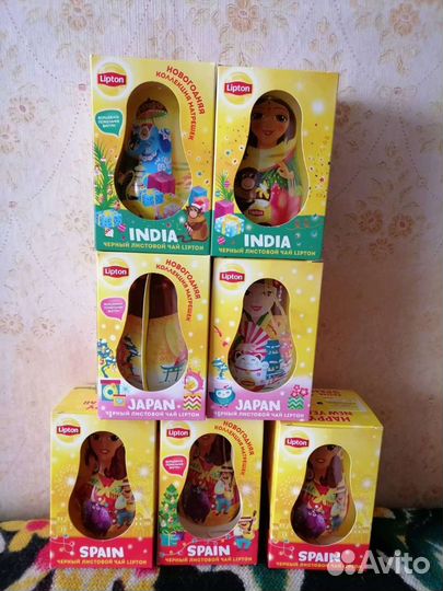Матрёшки от чая Липтон