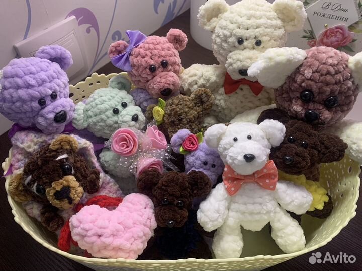 Вязаные игрушки ручной работы