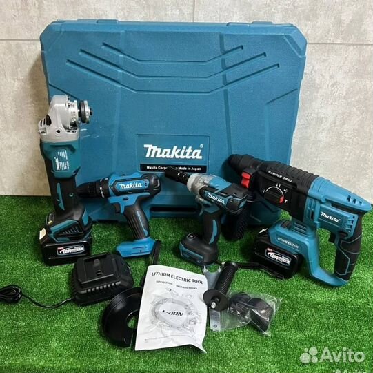 Набор электро инструментов Makita 4в1 ок