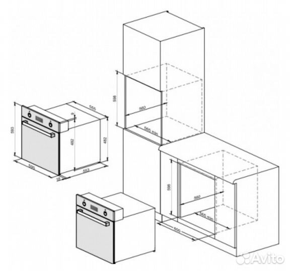 Духовой шкаф Weissgauff EOV 29 PDW