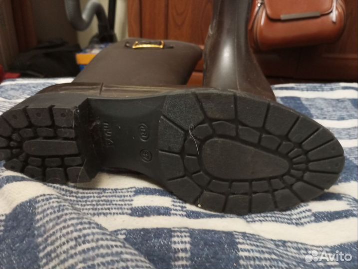 Сапоги зимние прорезиненные жён. р. 37