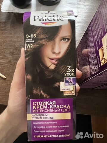 Новая краска Palette темный шоколад 3-65