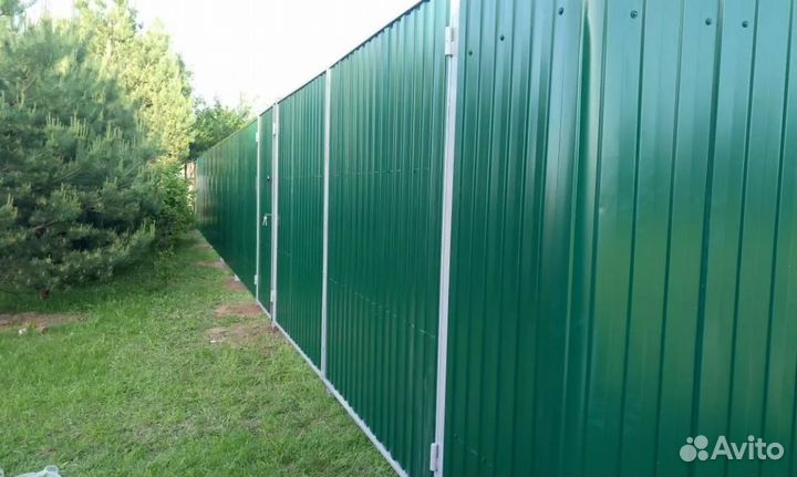 Откатные ворота металлические