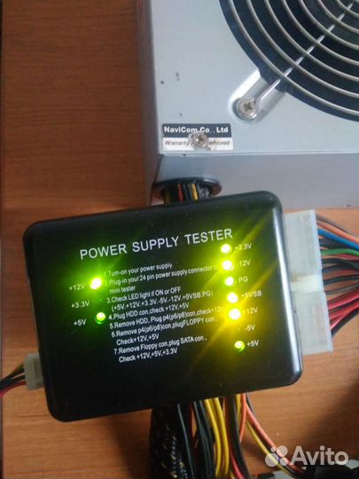 Тестер блоков питания, post-карта