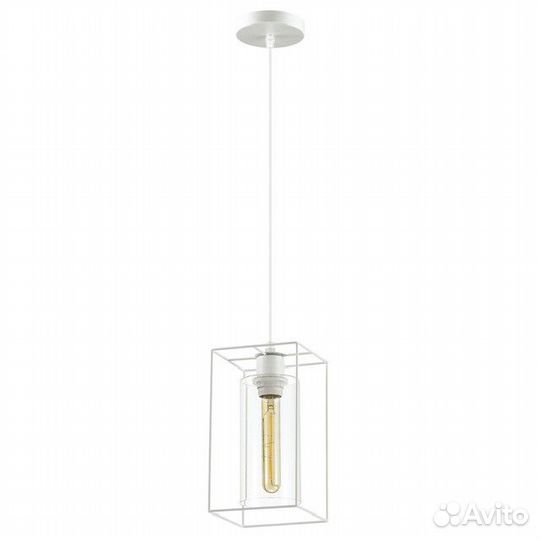 Светильник подвесной lumion Elliot E27 1х60Вт белы