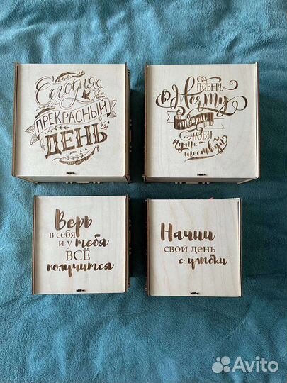 Подарочные коробки из дерева