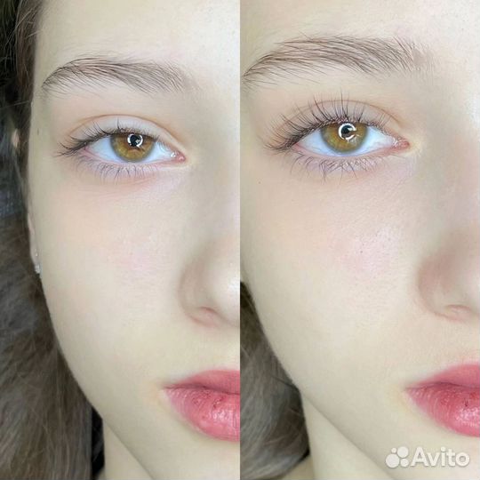 Ламинирование ресниц/оформление бровей