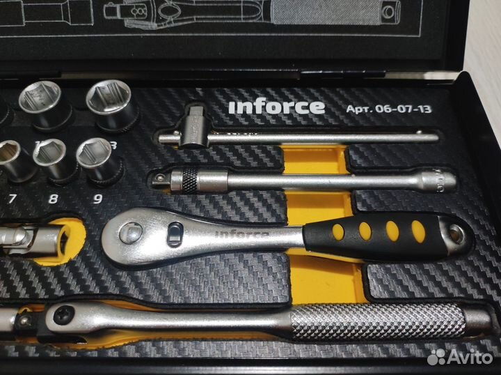 Набор инструментов Inforce 1/4