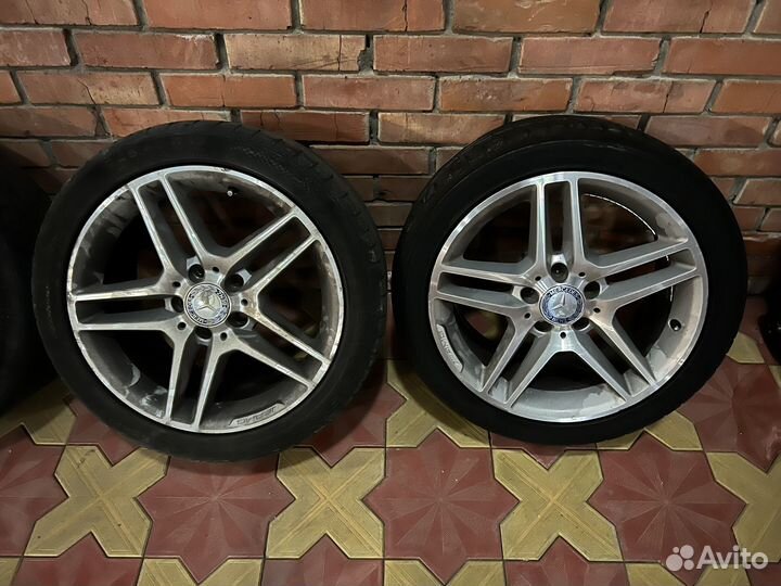 Диски r17 разноширокие мерседес AMG