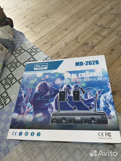 Радиосистема на два микрофона Xline MD-262A-B