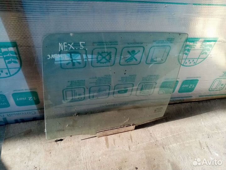 Стекло двери заднее Daewoo Nexia
