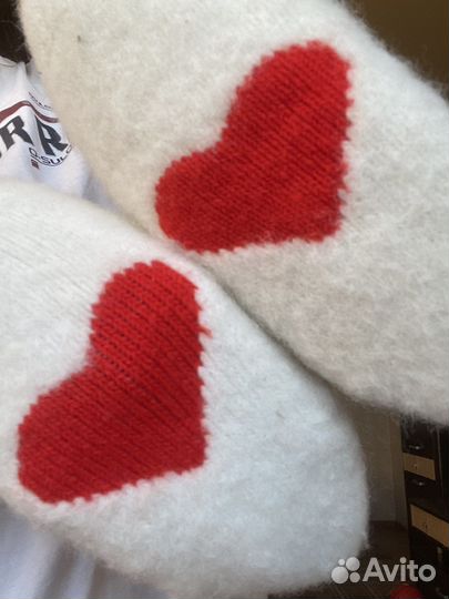 Перчатки шерстяные женские